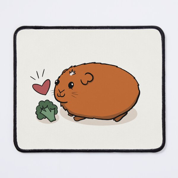 Item preview, Guinea Pig Loves Broccoli designed and sold by makell-creates.