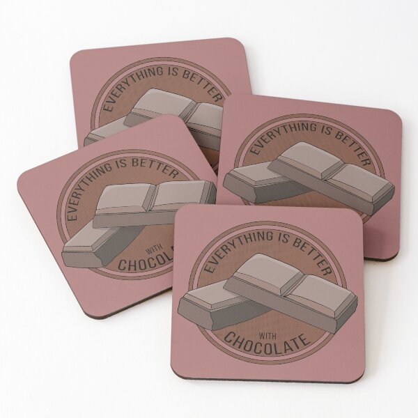 Item preview, Everything is better with chocolate designed and sold by shopdiego.