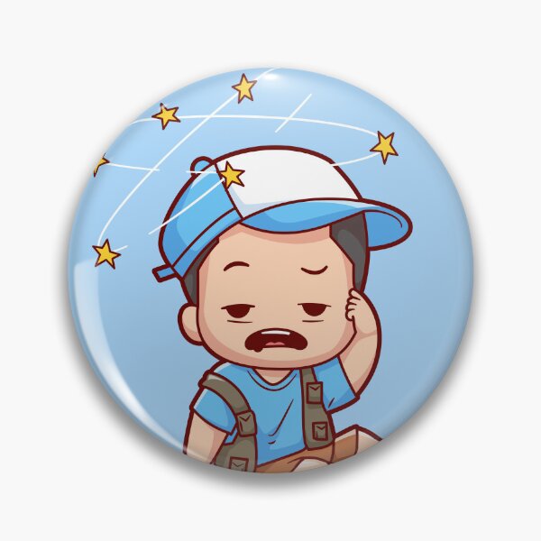 Item preview, Cute Boy with Headache Cartoon Vector Icon designed and sold by hjian8219.