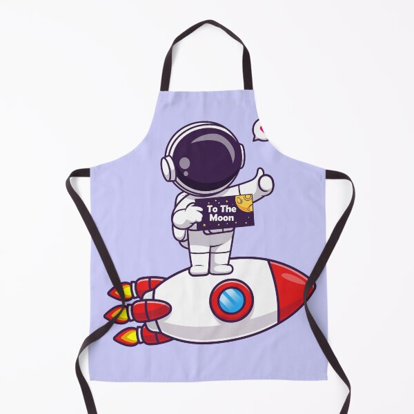 Item preview, Cute Astronaut Holding Space Board with Rocket Cartoon Vector Icon designed and sold by hjian8219.
