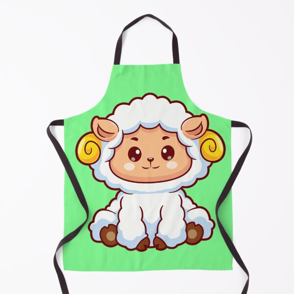 Item preview, Cute Sheep Sitting Cartoon Vector Icon designed and sold by hjian8219.