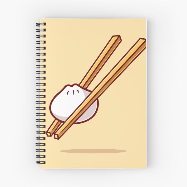Item preview, Dim Sum with Chopsticks Cartoon Vector Icon designed and sold by hjian8219.