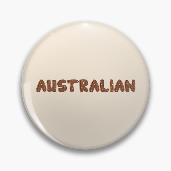 Item preview, Australian Word Shaped Like Chocolate Donuts  designed and sold by DonutsWords.
