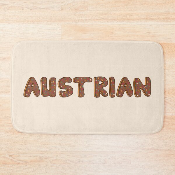 Item preview, Austrian Word Shaped Like Chocolate Donuts  designed and sold by DonutsWords.