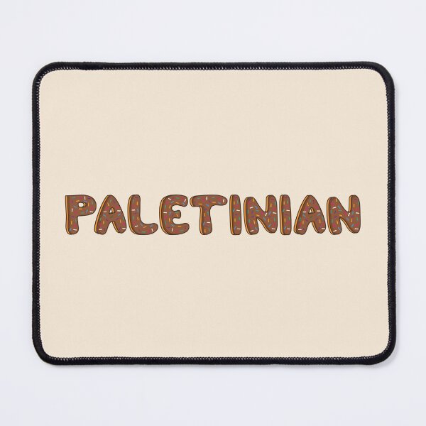 Item preview, Palestinian Word Shaped Like Chocolate Donuts designed and sold by DonutsWords.
