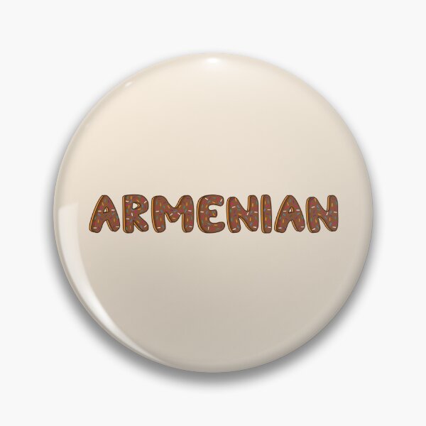 Item preview, Armenian Word Shaped Like Chocolate Donuts  designed and sold by DonutsWords.