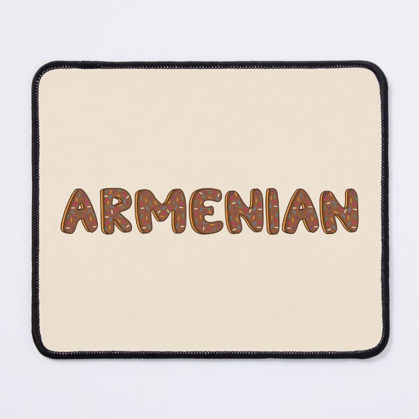 Item preview, Armenian Word Shaped Like Chocolate Donuts  designed and sold by DonutsWords.