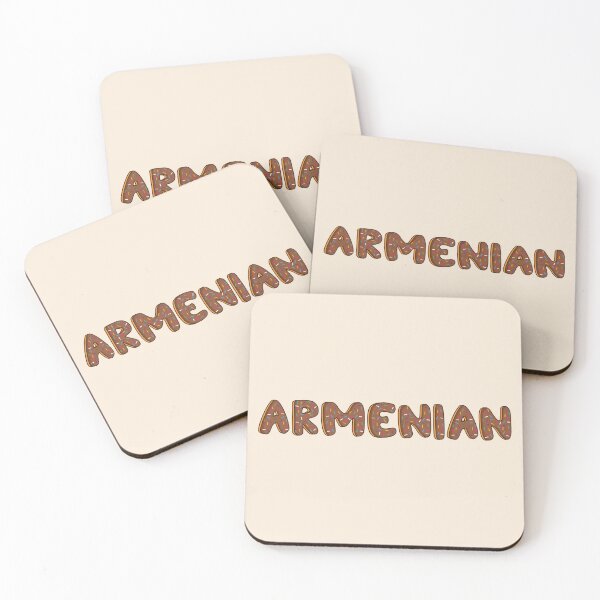 Item preview, Armenian Word Shaped Like Chocolate Donuts  designed and sold by DonutsWords.