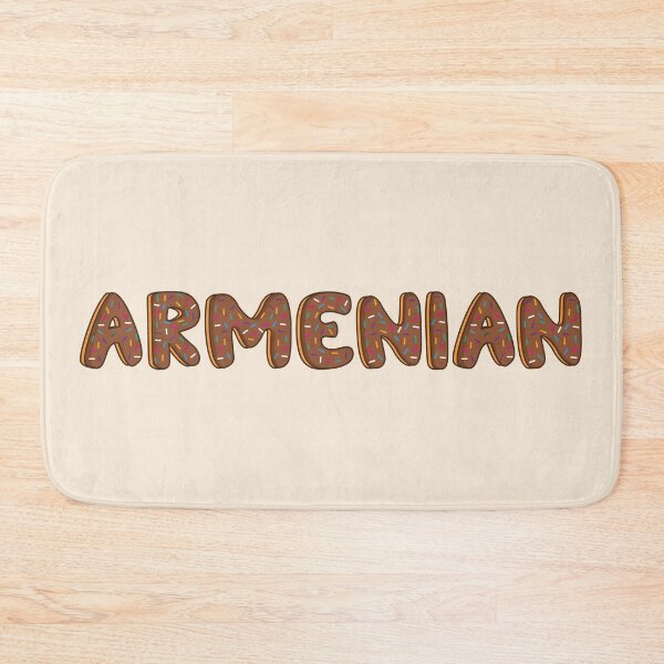 Item preview, Armenian Word Shaped Like Chocolate Donuts  designed and sold by DonutsWords.