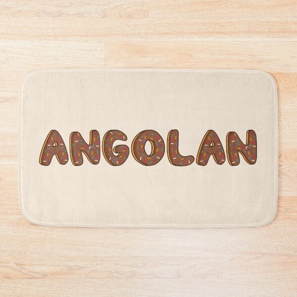 Item preview, Angolan Word Shaped Like Chocolate Donuts  designed and sold by DonutsWords.