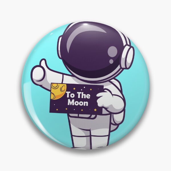 Item preview, Cute Astronaut Holding Moon Board Cartoon Vector Icon designed and sold by hjian8219.