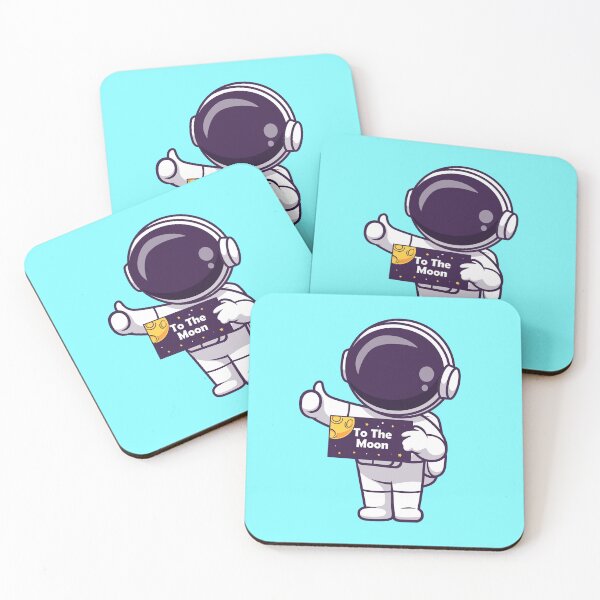 Item preview, Cute Astronaut Holding Moon Board Cartoon Vector Icon designed and sold by hjian8219.