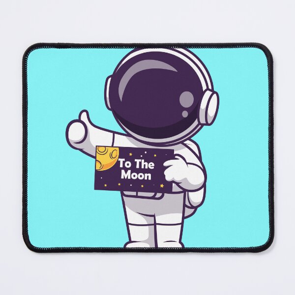 Item preview, Cute Astronaut Holding Moon Board Cartoon Vector Icon designed and sold by hjian8219.