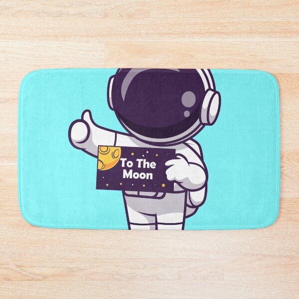 Item preview, Cute Astronaut Holding Moon Board Cartoon Vector Icon designed and sold by hjian8219.