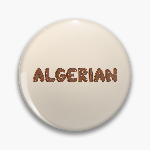 Item preview, Algerian Word Shaped Like Chocolate Donuts  designed and sold by DonutsWords.