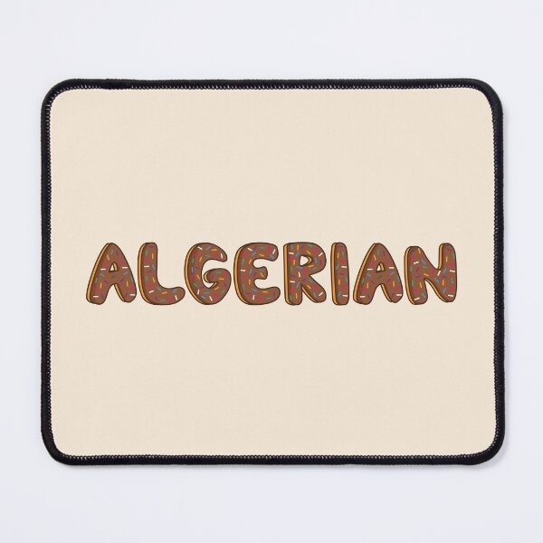 Item preview, Algerian Word Shaped Like Chocolate Donuts designed and sold by DonutsWords.
