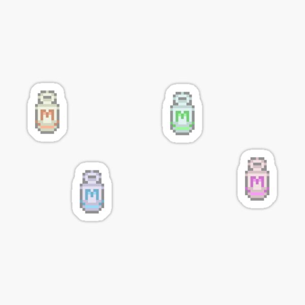 Harvest Moon Milk Jugs Sticker Collection Sticker
