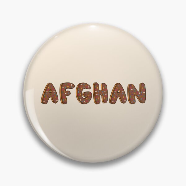 Item preview, Afghan Word Shaped Like Chocolate Donuts  designed and sold by DonutsWords.