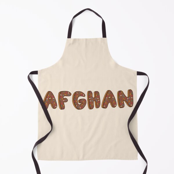 Item preview, Afghan Word Shaped Like Chocolate Donuts  designed and sold by DonutsWords.