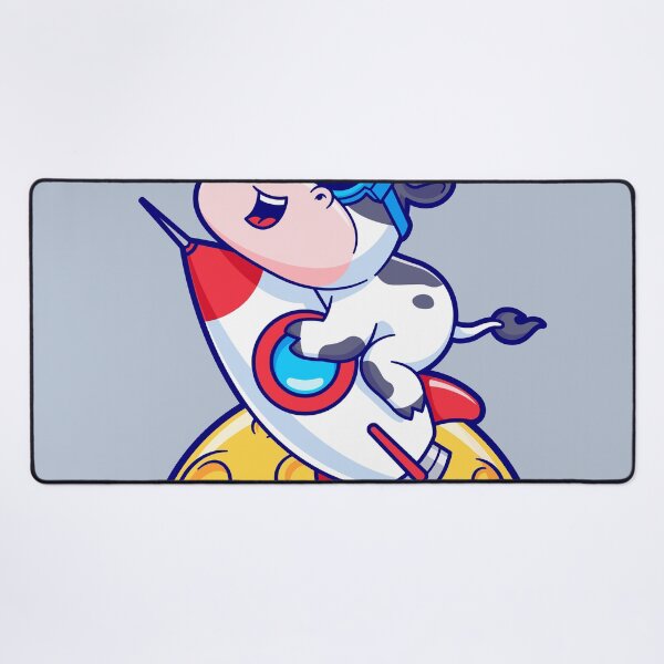 Item preview, Cute Cow Flying with Rocket Cartoon Vector Icon designed and sold by hjian8219.