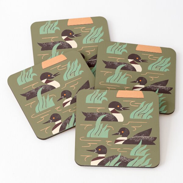 Item preview, Loons At Dusk designed and sold by Renea L Thull.