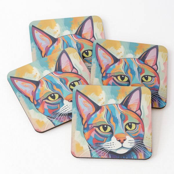 Item preview, Colourful Cat designed and sold by InkGlow.