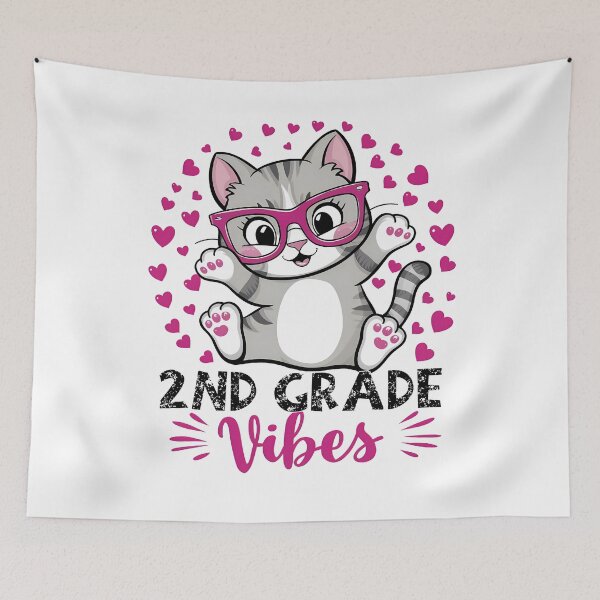 Item preview, 2nd Grade Vibes Cute Cat Student Teacher Back To School  designed and sold by Smix Pixels.