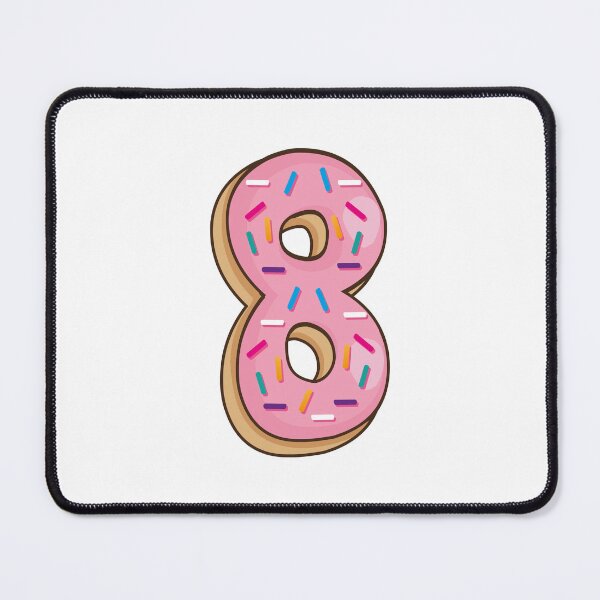 Item preview, Number Eight 8  Pink Donut Sprinkles designed and sold by ITCHAWAWAA.