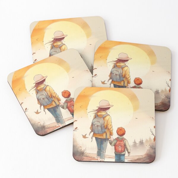 Item preview, Mom and Son Nature Walk designed and sold by irasbluerose.
