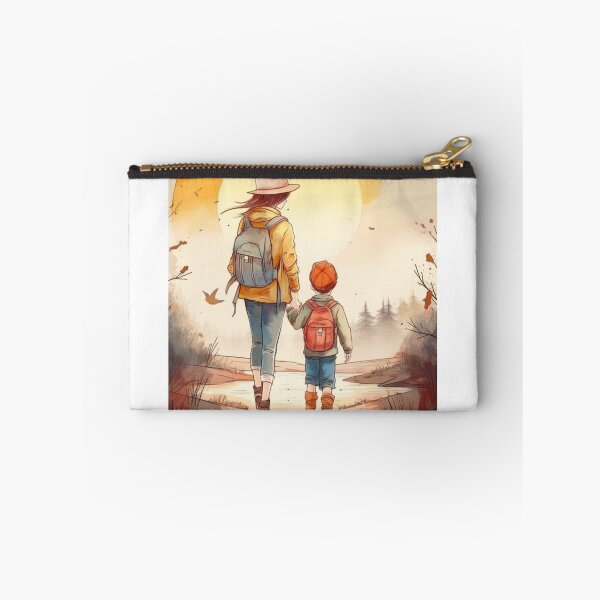 Item preview, Mom and Son Nature Walk designed and sold by irasbluerose.
