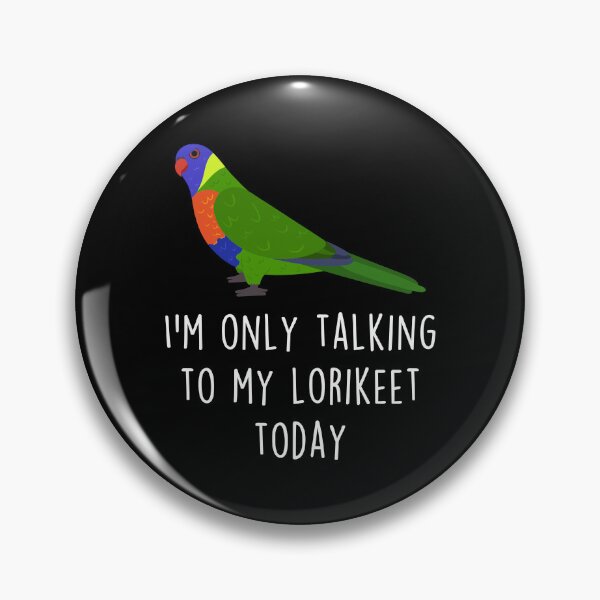 Item preview, Rainbow Lorikeet Parrot Talking To designed and sold by Clara Hollins.