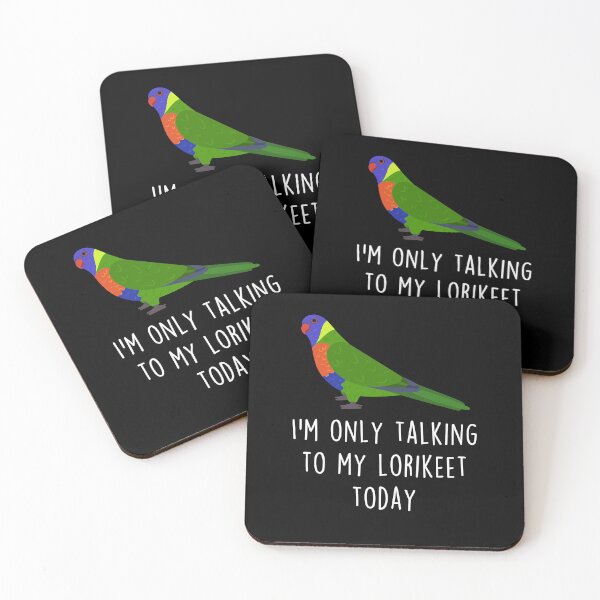 Item preview, Rainbow Lorikeet Parrot Talking To designed and sold by Clara Hollins.