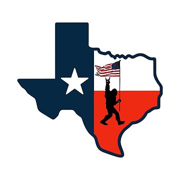 Artwork thumbnail, Friendly BIGFOOT IN TEXAS by NativeGraffix