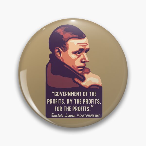 Item preview, Sinclair Lewis Portrait and Quote designed and sold by Unhinged Heather.