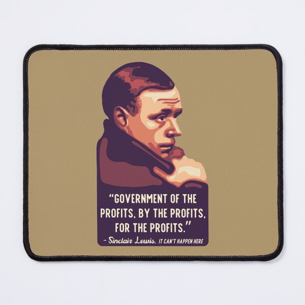 Item preview, Sinclair Lewis Portrait and Quote designed and sold by Unhinged Heather.