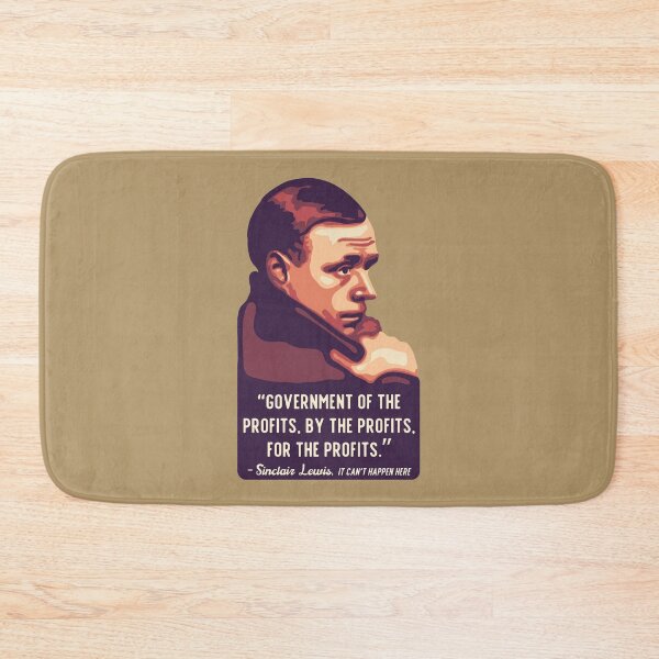 Item preview, Sinclair Lewis Portrait and Quote designed and sold by Unhinged Heather.