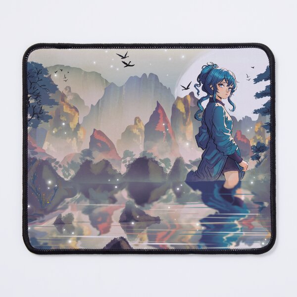 Item preview, Anime lady in dreamy scenery designed and sold by Dynasmyth.