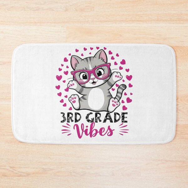 Item preview,  3rd Third Grade Vibes Cute Cat Student Teacher Back To School  designed and sold by Smix Pixels.