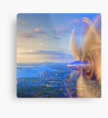Over Miami Metal Print