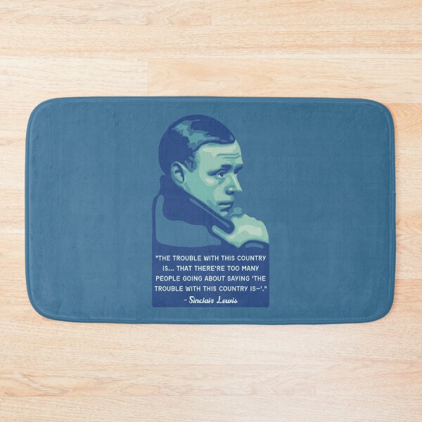 Item preview, Sinclair Lewis Portrait and Quote designed and sold by Unhinged Heather.