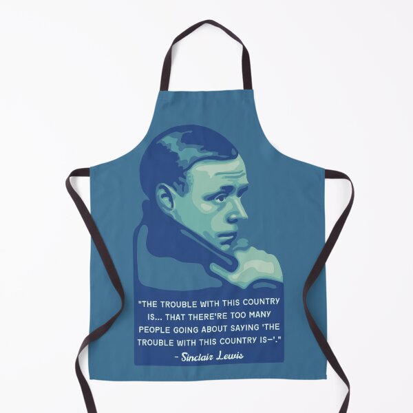 Item preview, Sinclair Lewis Portrait and Quote designed and sold by Unhinged Heather.
