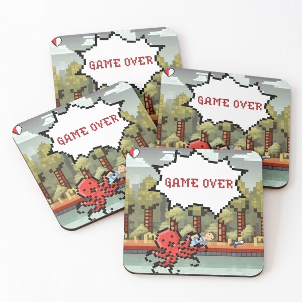 Item preview, Game Over designed and sold by RetroTjoshak.