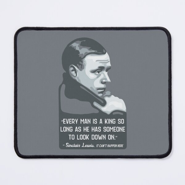 Item preview, Sinclair Lewis Portrait and Quote designed and sold by Unhinged Heather.