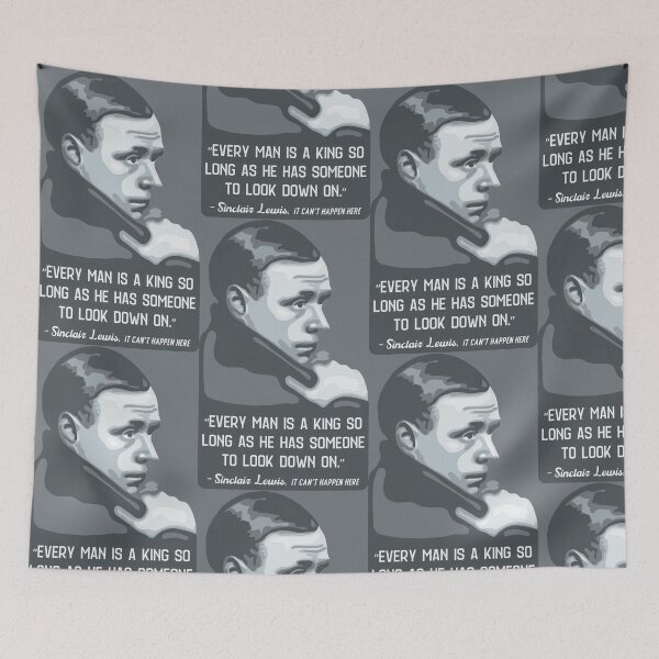 Item preview, Sinclair Lewis Portrait and Quote designed and sold by Unhinged Heather.