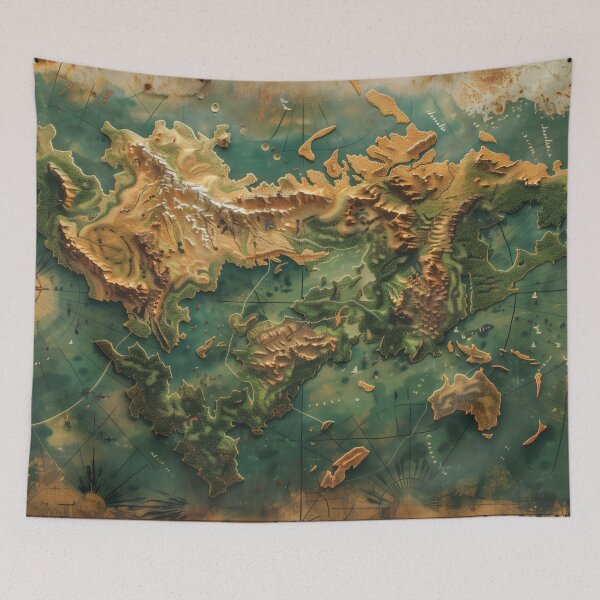 Item preview, Realm of Eternal Quest: Deluxe Fantasy World Map designed and sold by psrearick.