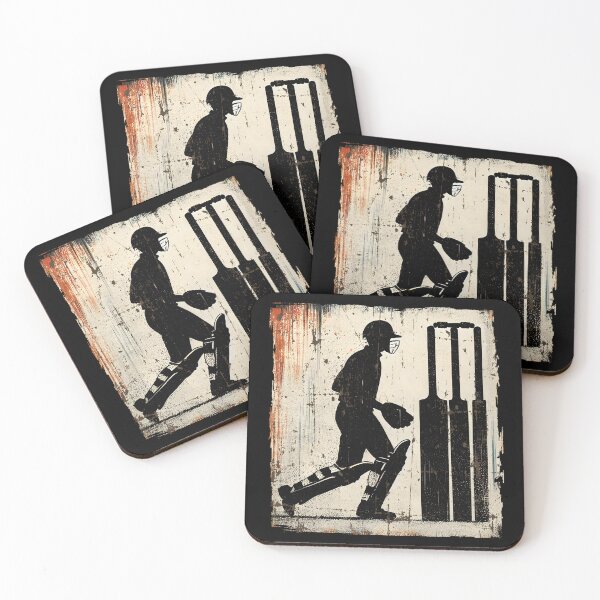 Item preview, Cricket Player and Stumps designed and sold by SportsT-Shirts.