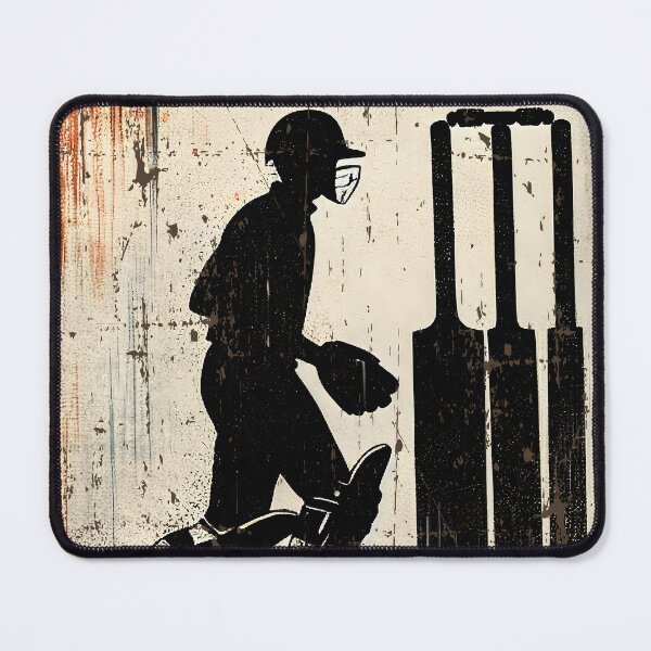 Item preview, Cricket Player and Stumps designed and sold by SportsT-Shirts.
