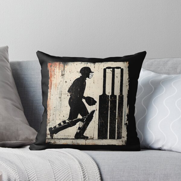 Item preview, Cricket Player and Stumps designed and sold by SportsT-Shirts.