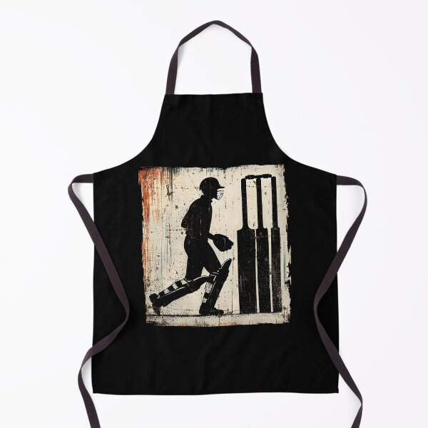Item preview, Cricket Player and Stumps designed and sold by SportsT-Shirts.