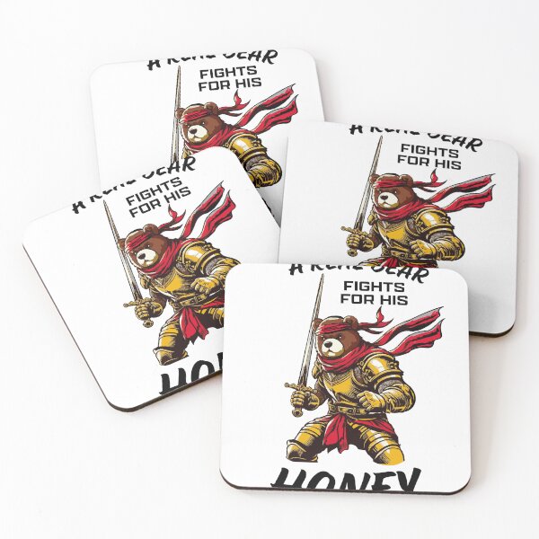 Item preview, A Real Bear fights for his Honey! designed and sold by Legacy Pulp Studio.